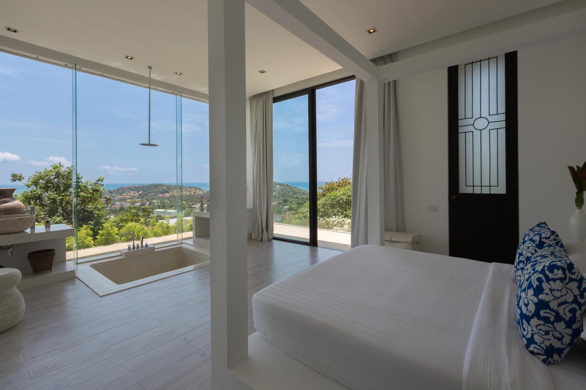 Villa Belle - Fully Serviced Private Sea View Villa With An Award Winning In-House Cook Choeng Mon Bagian luar foto