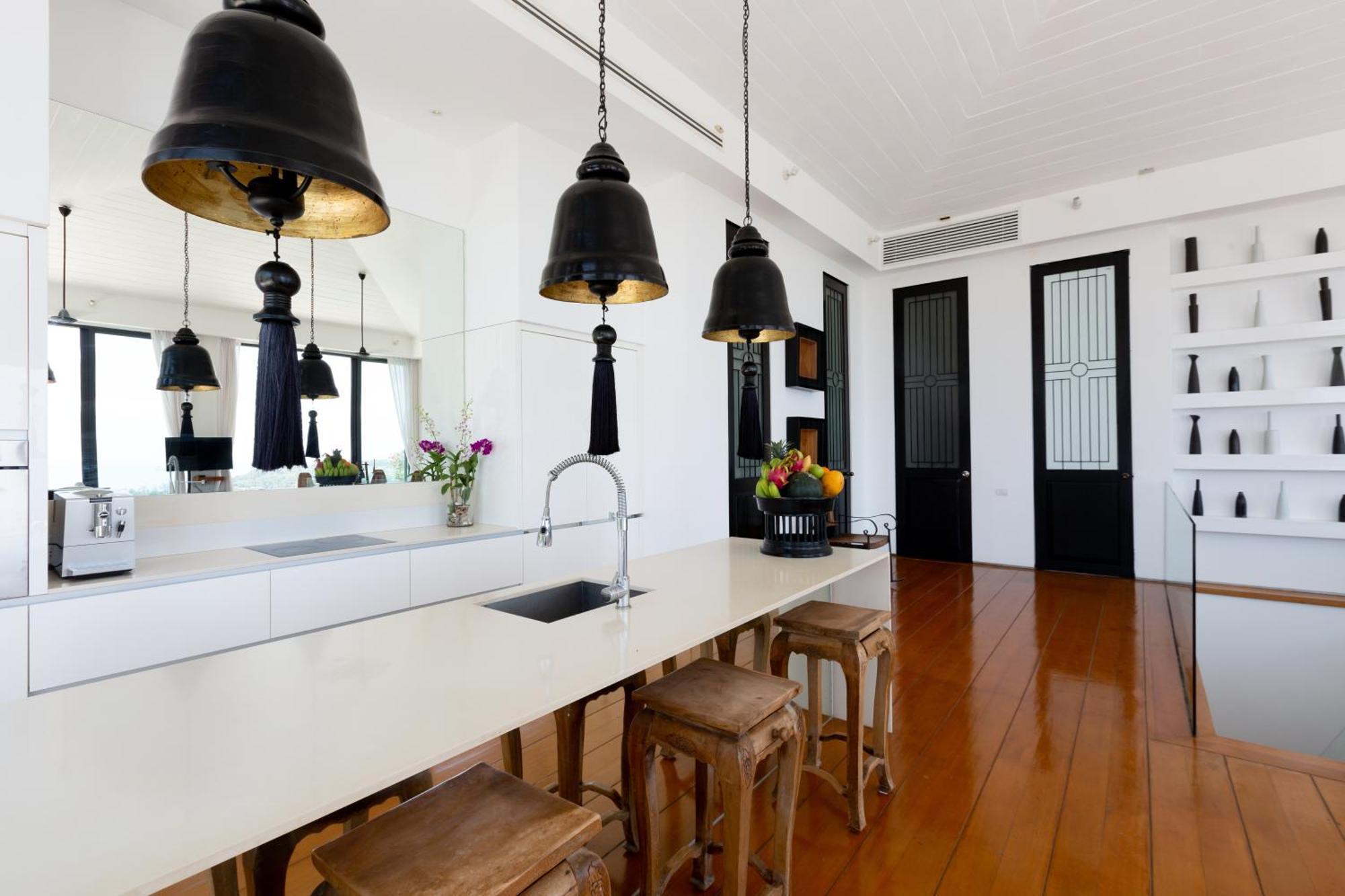 Villa Belle - Fully Serviced Private Sea View Villa With An Award Winning In-House Cook Choeng Mon Bagian luar foto