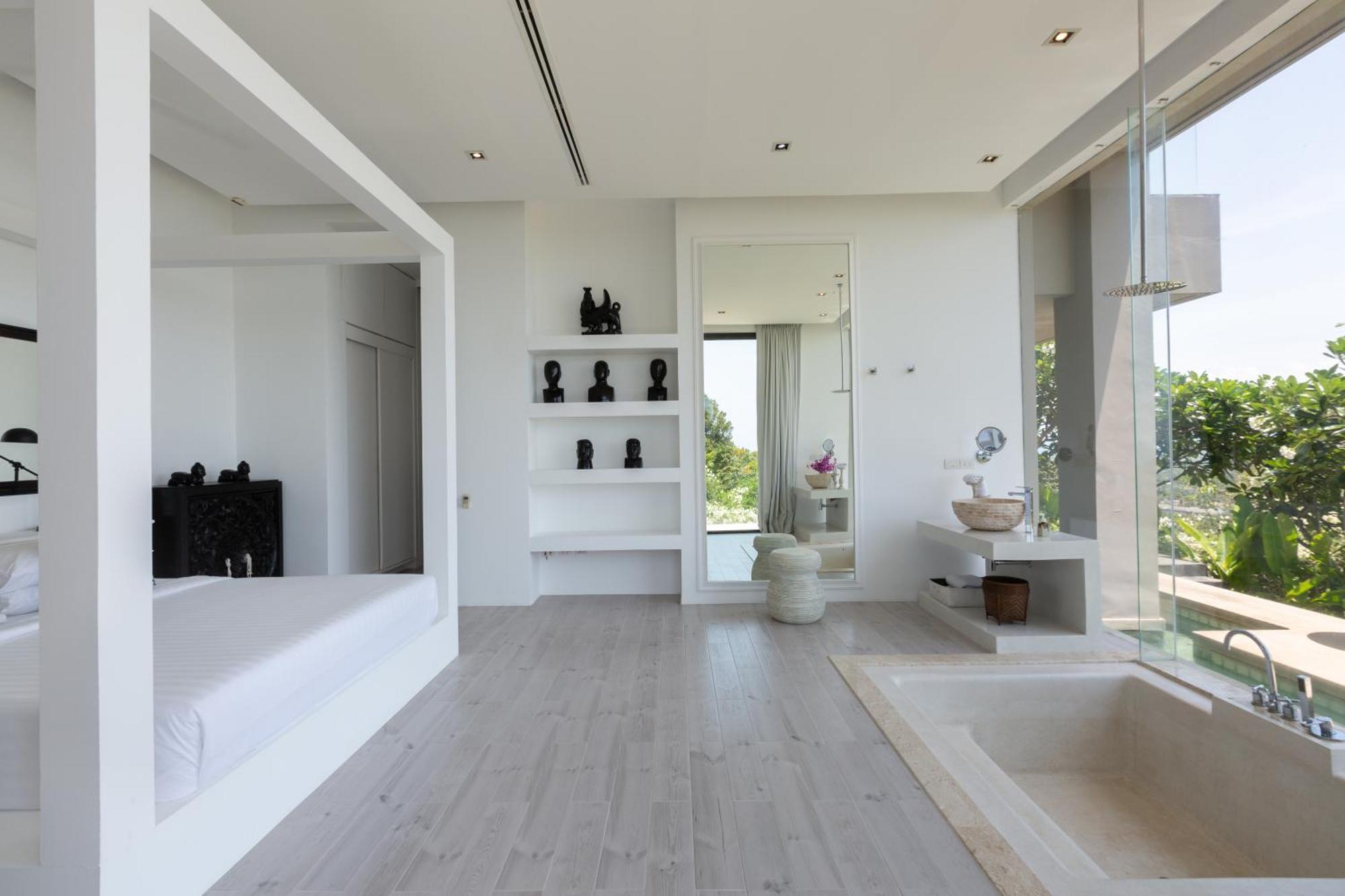 Villa Belle - Fully Serviced Private Sea View Villa With An Award Winning In-House Cook Choeng Mon Bagian luar foto